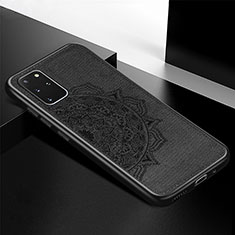 Coque Ultra Fine Silicone Souple Housse Etui avec Aimante Magnetique S04D pour Samsung Galaxy S20 Plus Noir