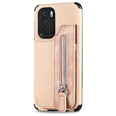 Coque Ultra Fine Silicone Souple Housse Etui avec Aimante Magnetique S04D pour Xiaomi Mi 11X Pro 5G Or