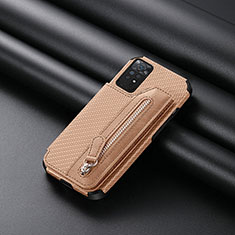 Coque Ultra Fine Silicone Souple Housse Etui avec Aimante Magnetique S04D pour Xiaomi Redmi Note 11 Pro 4G Or