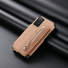 Coque Ultra Fine Silicone Souple Housse Etui avec Aimante Magnetique S04D pour Xiaomi Redmi Note 11 Pro 5G Or