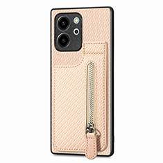 Coque Ultra Fine Silicone Souple Housse Etui avec Aimante Magnetique S05D pour Huawei Honor 80 SE 5G Or