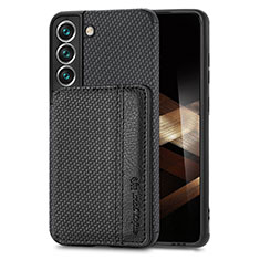 Coque Ultra Fine Silicone Souple Housse Etui avec Aimante Magnetique S05D pour Samsung Galaxy S25 5G Noir