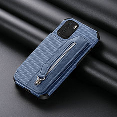 Coque Ultra Fine Silicone Souple Housse Etui avec Aimante Magnetique S05D pour Xiaomi Mi 11X 5G Bleu