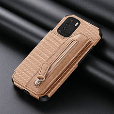 Coque Ultra Fine Silicone Souple Housse Etui avec Aimante Magnetique S05D pour Xiaomi Mi 11X 5G Or