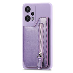 Coque Ultra Fine Silicone Souple Housse Etui avec Aimante Magnetique S05D pour Xiaomi Poco F5 5G Violet