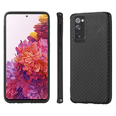 Coque Ultra Fine Silicone Souple Housse Etui avec Aimante Magnetique S09D pour Samsung Galaxy S20 Lite 5G Noir