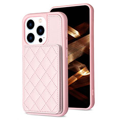 Coque Ultra Fine Silicone Souple Housse Etui avec Aimante Magnetique S10D pour Apple iPhone 13 Pro Max Or Rose