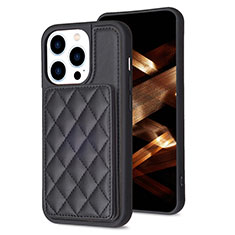 Coque Ultra Fine Silicone Souple Housse Etui avec Aimante Magnetique S10D pour Apple iPhone 13 Pro Noir