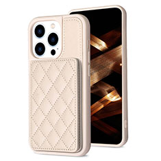 Coque Ultra Fine Silicone Souple Housse Etui avec Aimante Magnetique S10D pour Apple iPhone 13 Pro Or