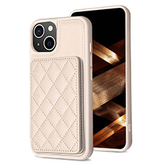 Coque Ultra Fine Silicone Souple Housse Etui avec Aimante Magnetique S10D pour Apple iPhone 14 Plus Or