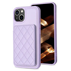 Coque Ultra Fine Silicone Souple Housse Etui avec Aimante Magnetique S10D pour Apple iPhone 14 Plus Violet Clair