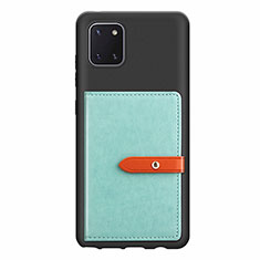 Coque Ultra Fine Silicone Souple Housse Etui avec Aimante Magnetique S10D pour Samsung Galaxy M60s Vert