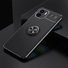 Coque Ultra Fine Silicone Souple Housse Etui avec Support Bague Anneau Aimante Magnetique SD1 pour Xiaomi Poco C51 Noir