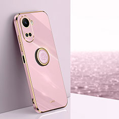 Coque Ultra Fine Silicone Souple Housse Etui avec Support Bague Anneau Aimante Magnetique XL1 pour Huawei Nova 10 SE Violet Clair