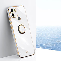 Coque Ultra Fine Silicone Souple Housse Etui avec Support Bague Anneau Aimante Magnetique XL1 pour Xiaomi Redmi A1 Plus Blanc