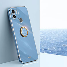 Coque Ultra Fine Silicone Souple Housse Etui avec Support Bague Anneau Aimante Magnetique XL1 pour Xiaomi Redmi A1 Plus Bleu