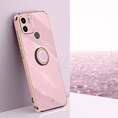 Coque Ultra Fine Silicone Souple Housse Etui avec Support Bague Anneau Aimante Magnetique XL1 pour Xiaomi Redmi A1 Plus Rose