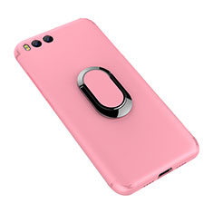 Coque Ultra Fine Silicone Souple Housse Etui avec Support Bague Anneau pour Xiaomi Mi 6 Rose