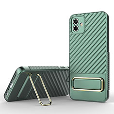 Coque Ultra Fine Silicone Souple Housse Etui avec Support KC1 pour Samsung Galaxy A04 4G Vert