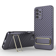 Coque Ultra Fine Silicone Souple Housse Etui avec Support KC1 pour Samsung Galaxy A13 4G Violet Clair