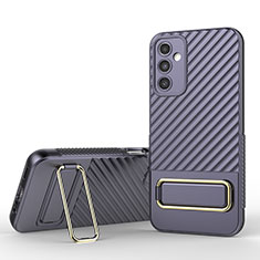 Coque Ultra Fine Silicone Souple Housse Etui avec Support KC1 pour Samsung Galaxy A14 5G Violet Clair