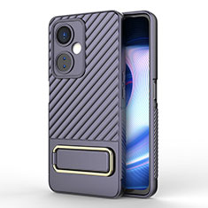 Coque Ultra Fine Silicone Souple Housse Etui avec Support KC2 pour OnePlus Nord CE 3 Lite 5G Violet Clair