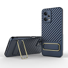 Coque Ultra Fine Silicone Souple Housse Etui avec Support KC2 pour Xiaomi Poco X5 5G Bleu