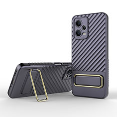 Coque Ultra Fine Silicone Souple Housse Etui avec Support KC2 pour Xiaomi Poco X5 5G Violet Clair