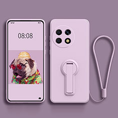 Coque Ultra Fine Silicone Souple Housse Etui avec Support pour OnePlus Ace 2 Pro 5G Violet Clair