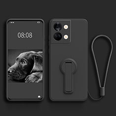 Coque Ultra Fine Silicone Souple Housse Etui avec Support pour OnePlus Nord 3 5G Noir