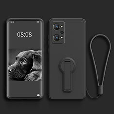 Coque Ultra Fine Silicone Souple Housse Etui avec Support pour Realme GT Neo2 5G Noir