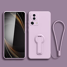 Coque Ultra Fine Silicone Souple Housse Etui avec Support S01 pour Xiaomi Civi 2 5G Violet Clair