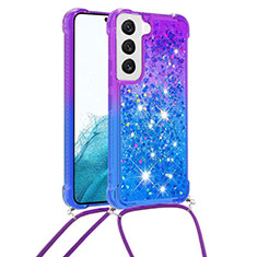 Coque Ultra Fine Silicone Souple Housse Etui Degrade Y01B pour Samsung Galaxy S21 5G Bleu