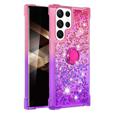 Coque Ultra Fine Silicone Souple Housse Etui Degrade Y04B pour Samsung Galaxy S24 Ultra 5G Violet