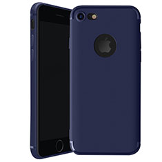 Coque Ultra Fine Silicone Souple Housse Etui H01 pour Apple iPhone 7 Bleu