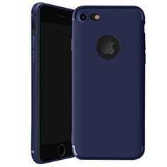Coque Ultra Fine Silicone Souple Housse Etui H01 pour Apple iPhone 8 Bleu