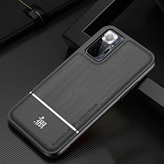 Coque Ultra Fine Silicone Souple Housse Etui JM1 pour Xiaomi Redmi Note 10 Pro 4G Noir