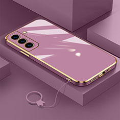 Coque Ultra Fine Silicone Souple Housse Etui M01 pour Samsung Galaxy S25 5G Violet