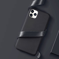 Coque Ultra Fine Silicone Souple Housse Etui S01 pour Apple iPhone 11 Pro Max Noir
