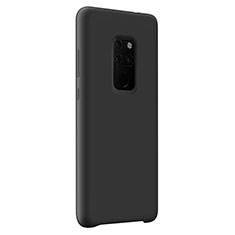 Coque Ultra Fine Silicone Souple Housse Etui S01 pour Huawei Mate 20 Noir