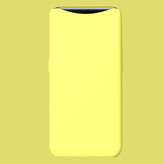 Coque Ultra Fine Silicone Souple Housse Etui S01 pour Oppo Find X Jaune