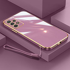 Coque Ultra Fine Silicone Souple Housse Etui S01 pour Samsung Galaxy A13 4G Violet