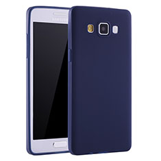 Coque Ultra Fine Silicone Souple Housse Etui S01 pour Samsung Galaxy A7 Duos SM-A700F A700FD Bleu