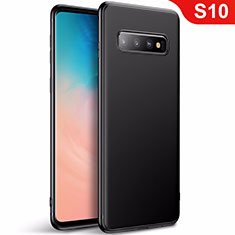 Coque Ultra Fine Silicone Souple Housse Etui S01 pour Samsung Galaxy S10 Noir