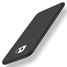 Coque Ultra Fine Silicone Souple Housse Etui S01 pour Samsung Galaxy S6 Edge+ Plus SM-G928F Noir