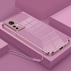 Coque Ultra Fine Silicone Souple Housse Etui S01 pour Xiaomi Mi 12T 5G Violet