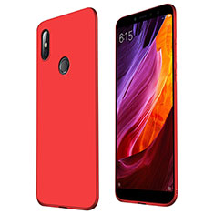 Coque Ultra Fine Silicone Souple Housse Etui S01 pour Xiaomi Mi Max 3 Rouge