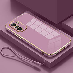 Coque Ultra Fine Silicone Souple Housse Etui S01 pour Xiaomi Poco F3 5G Violet