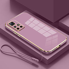 Coque Ultra Fine Silicone Souple Housse Etui S01 pour Xiaomi Redmi Note 11T 5G Violet