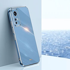 Coque Ultra Fine Silicone Souple Housse Etui S02 pour Xiaomi Mi 12 5G Bleu